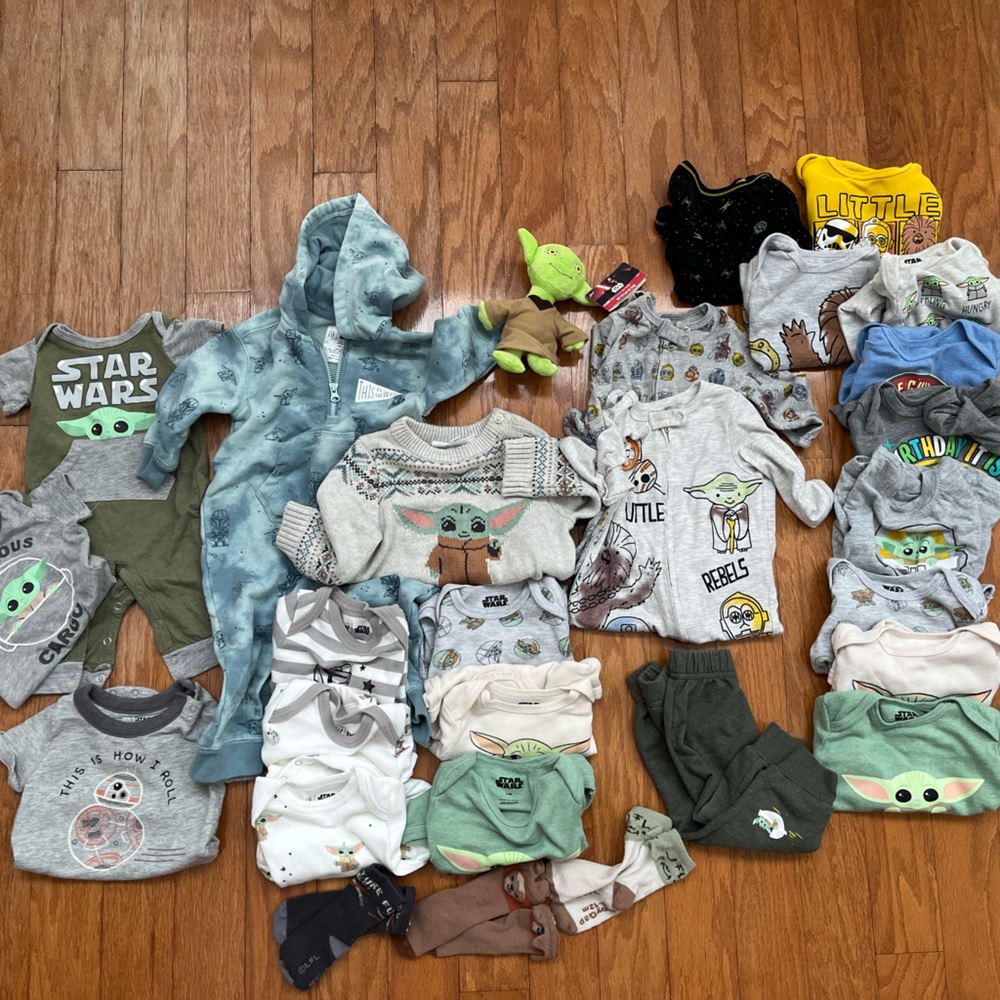 Star Wars Baby Boy Infant Clothes 0-12 months